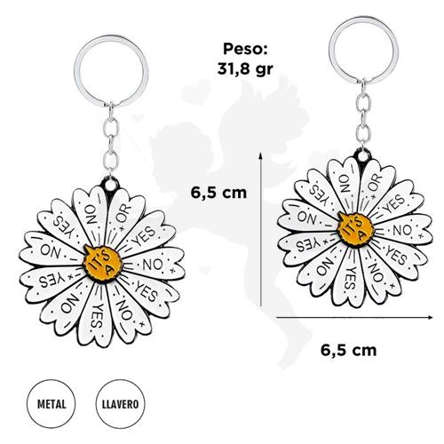 Llavero flor yes or no
